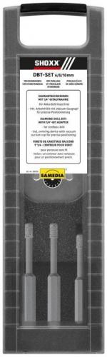 Samedia SHOXX Diamantbohr-Set 4-teilig 