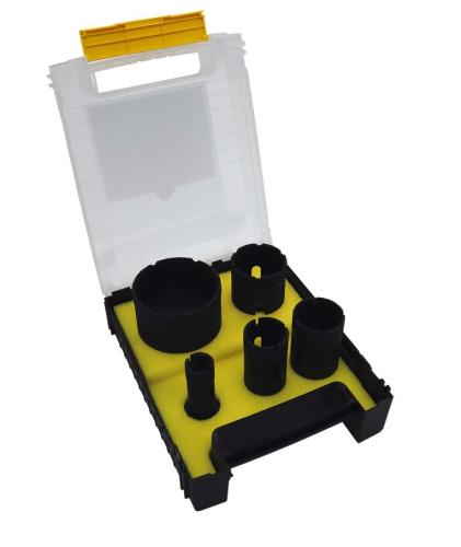 Samedia TECHNIC Diamantbohrkronen Set 5-teilig 