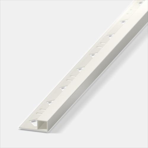 Alferquad Quadratprofil Aluminium Dolomit pulverbeschichtet Länge 2,5m 