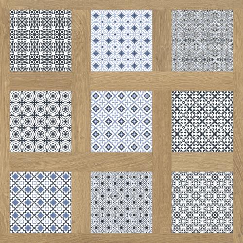 Edimax Bodenfliese Groove Cassettone Majolica 80x80cm rektifiziert 