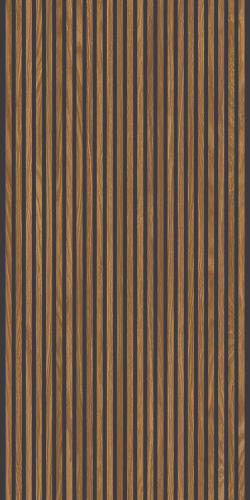 Rondine Cannè 3D Akustikpaneel-Fliese Nut Black 60x120cm rektifiziert 