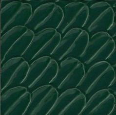 Ragno Sol Struttura Piuma 3D Verde Vintage Dekorfliese 15x15cm 