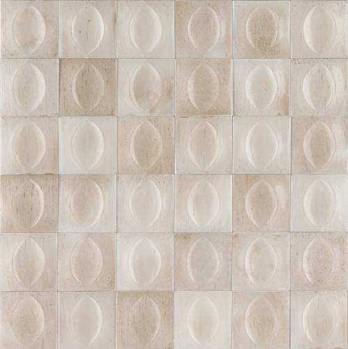 Ragno Wandfliese Gleeze Beige Struttura Egg 3D 10x10 cm 