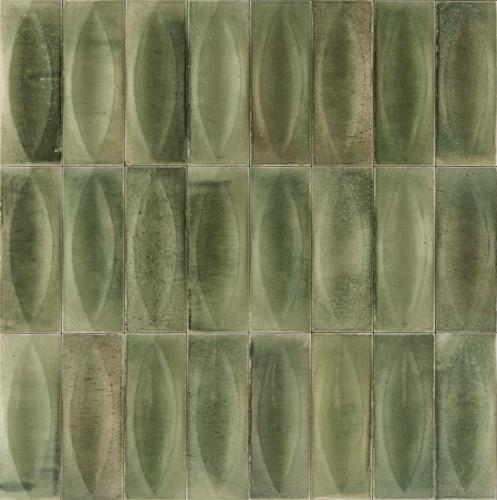 Ragno Wandfliese Gleeze Giada Struttura Eye 3D Vintage Dekorfliese 7,5x20cm 