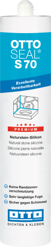 Ottoseal Naturstein-Silikon S70 Schwarz C04 310ml 