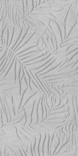 Rondine Ludo Decor Grigio Struttura Felce 3D Wandfliese 60x120cm rektifiziert 