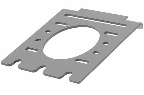 Dural Ablage TI-SHELF PENTA Zahnputzbecherhalter Aluminium betongrau 