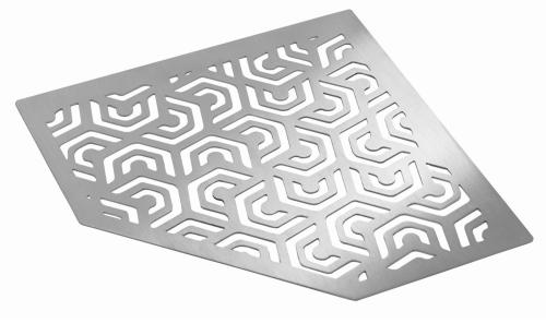 Dural Ablage TI-SHELF PENTA Fünfeckige Eckablage Edelstahl 