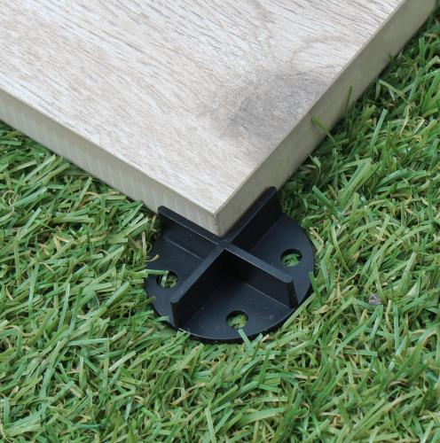 Fugenkreuze mit Bodenplatte schwarz 