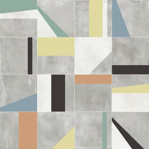 ABK Ceramiche Play Edge Mix Multi Color 20x20cm 