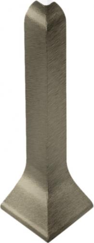 Dural Außenecke Construct Metall Aluminium Titan gebürstet Höhe 60mm 