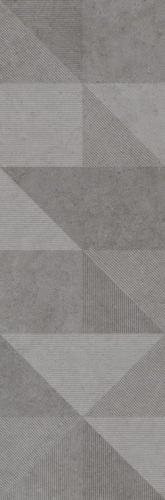 Ragno Wandfliese Richmond Wall Decoro Geo Silver Touch 33x100 cm rektifiziert 