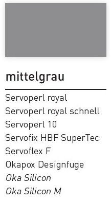 Kiesel Servoflex F Universal Fugenmasse Mittelgrau 20kg 