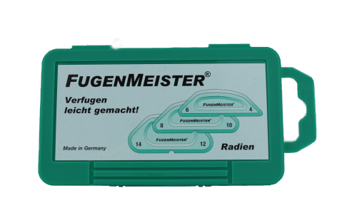 Silikon Fugenschablonen Set 3-teilig Radien 