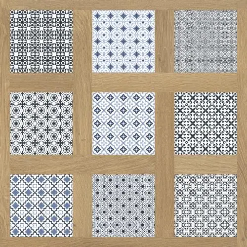 Edimax Bodenfliese Groove Cassettone Majolica 80x80cm rektifiziert 