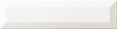 Metro Facetten Dekorfliese (Wand) weiss glänzend 7,5x30cm 