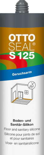 Ottoseal Boden und Sanitärsilikon S 125 Silbergrau C94 310ml 
