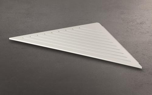 Duschablage PROSHELF Basic Aluminium weiß matt 400mm 