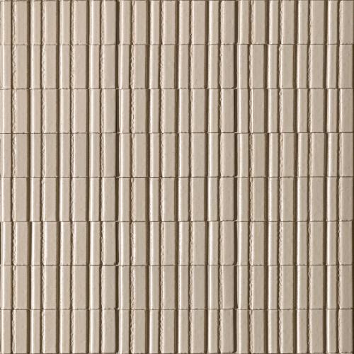 Ragno Dekorfliese Glacé Struttura 3D Rayé Mastice Glossy 7,5x20 cm 