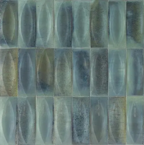 Ragno Wandfliese Gleeze Turchese Struttura Eye 3D Vintage Dekorfliese 7,5x20cm 