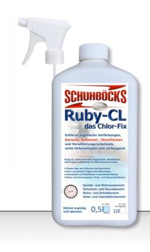 Schuhböcks Ruby-CL Das Chlor-Fix 0,5l Sprühflasche 