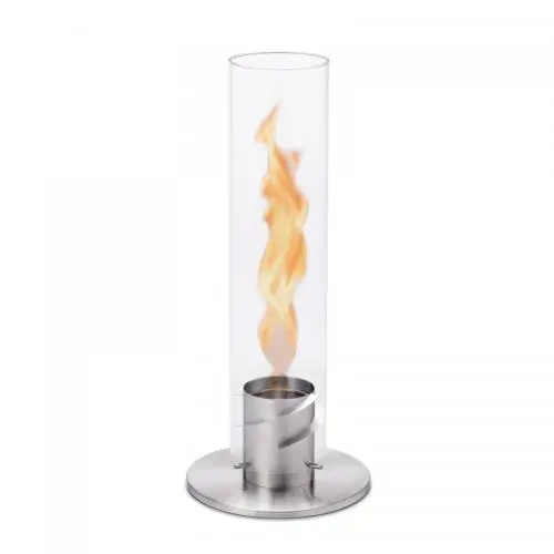 Höfats SPIN 120 Tischfeuer Silber 