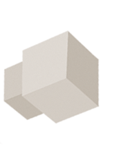 Squareline Innen- und Aussenecke Aluminium sand 