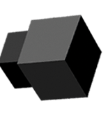 Squareline Innen- und Aussenecke Aluminium schwarz eloxiert matt 