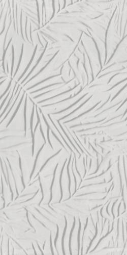 Rondine Ludo Decor Bianco Struttura Felce 3D Wandfliese 60x120cm rektifiziert 
