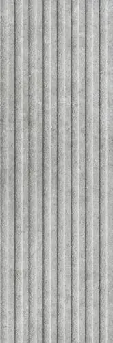 Ragno Akustikpaneel-Fliese Richmond Wall Struttura 3D Temple Silver 33x100 cm rektifiziert 