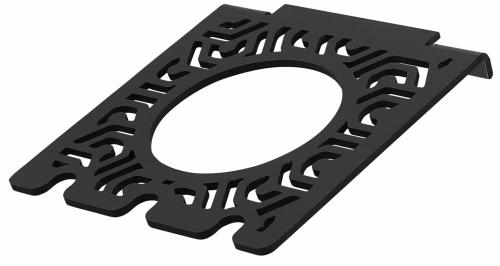 Dural Ablage TI-SHELF PENTA Zahnputzbecherhalter Aluminium schwarz matt 