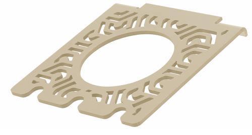 Dural Ablage TI-SHELF PENTA Zahnputzbecherhalter Aluminium sand 