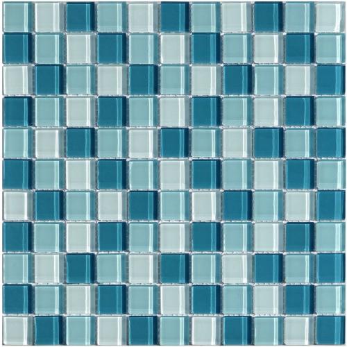 Mosaik Glas Dunkel Grün Mix 30x30cm 