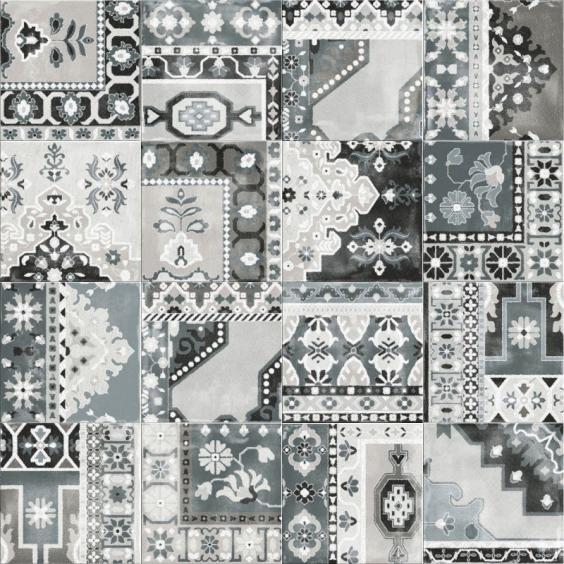 ABK Ceramiche Play Carpet Mix Grey 20x20cm 