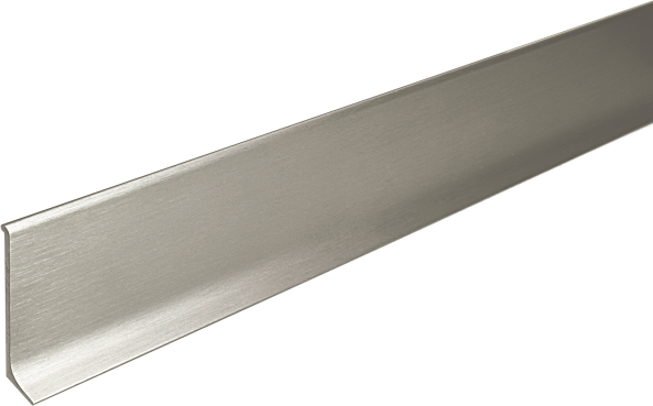 Dural Sockelleisten Construct Metall Aluminium Silber gebürstet Länge 250 cm 