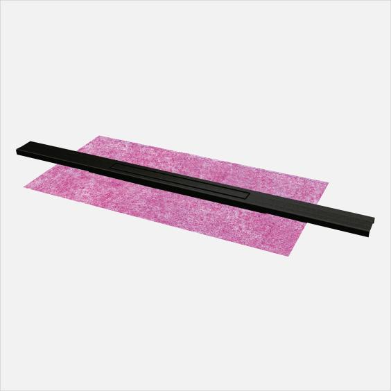 Alferpro Duschrinne Alferline Slim Flex pulverbeschichtet schwarz matt 