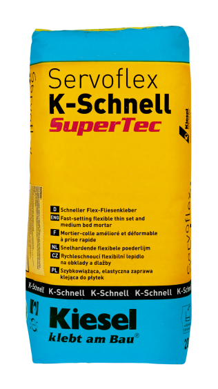 Kiesel Bauchemie Fliesenkleber Servoflex K-Schnell SuperTec 20kg 