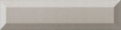 Metro Facetten Dekorfliese (Wand) Grau glänzend 7,5x30cm 
