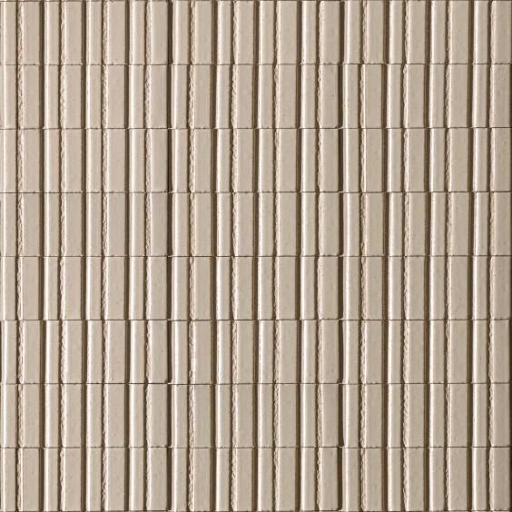 Ragno Dekorfliese Glacé Struttura 3D Rayé Mastice Glossy 7,5x20 cm 