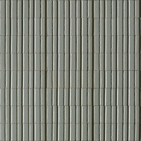 Ragno Dekorfliese Glacé Struttura 3D Rayé Avio Glossy 7,5x20 cm 