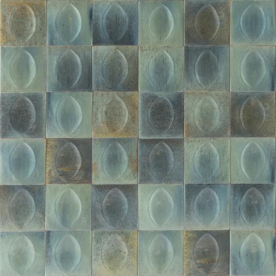 Ragno Wandfliese Gleeze Turchese Struttura Egg 3D Vintage Dekorfliese 10x10cm 