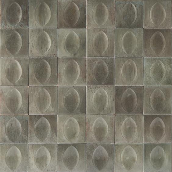 Ragno Wandfliese Gleeze Grigio Struttura Egg 3D 10x10 cm 