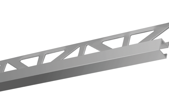 Squareline Quadratprofil Aluminium pulverbeschichtet betongrau 250cm 