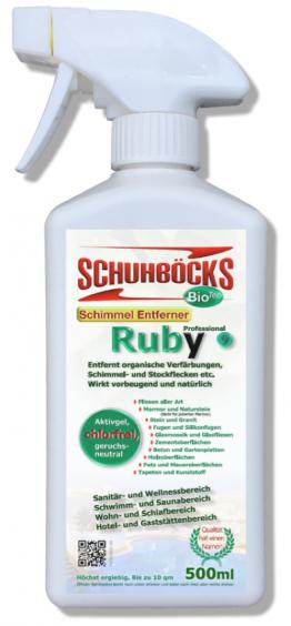 Schuhböcks Ruby Schimmelentferner 0,5l Sprühflasche 