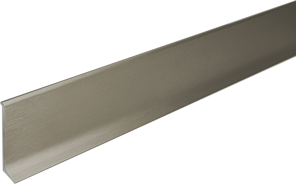 Dural Sockelleisten Construct Metall Aluminium Titan gebürstet Höhe 60mm Länge 250 cm 
