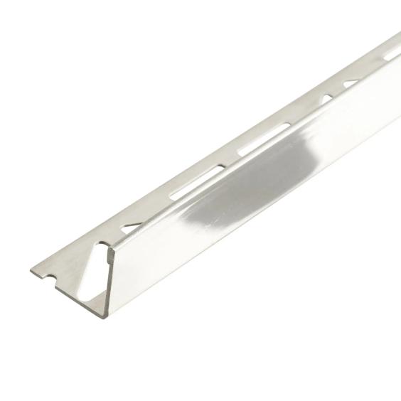 Durosol Edelstahl Winkelprofil Silber Hochglanzpoliert 250cm 