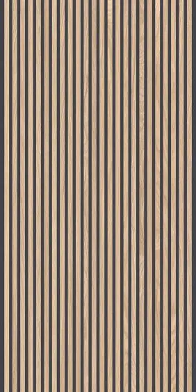 Rondine Cannè 3D Akustikpaneel-Fliese Ercù Black 60x120cm rektifiziert 