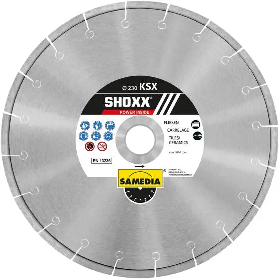 Samedia SHOXX KSX Diamanttrennscheibe Ø230mm 