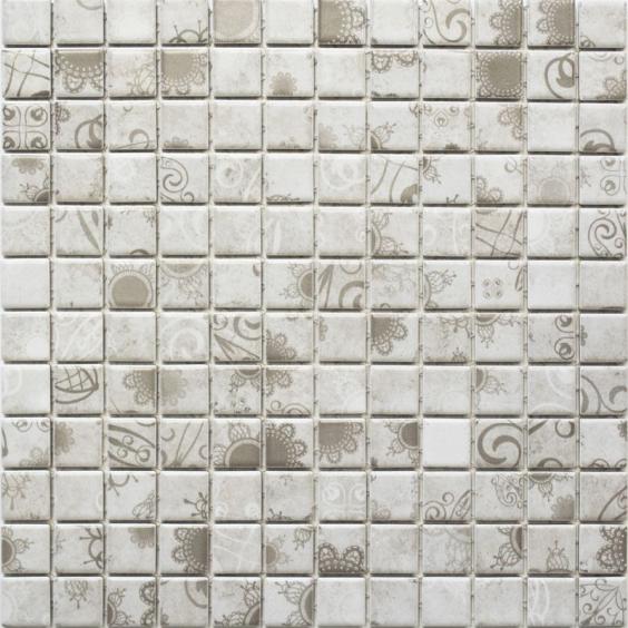 Mosaik Keramik Retro Beige 30x30cm 