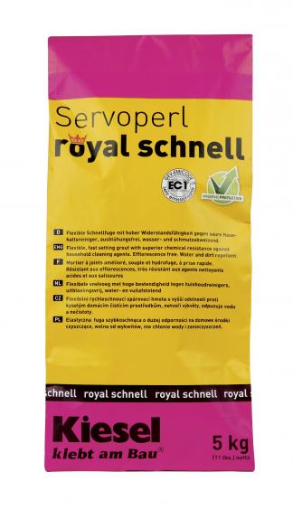 Kiesel Servoperl Royal Schnell Fugenmasse Steingrau 5kg 